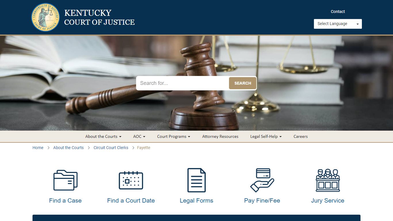 Fayette - Kentucky Court of Justice